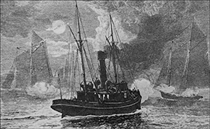 Engraving of the Governor MacLane. Credit: Harper's Magazine